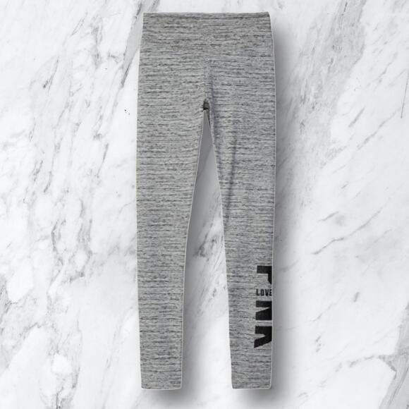 Victoria's Secret Pink High Waist Full Length V Winter Legging Gray NWT SZ M - Picture 6 of 6